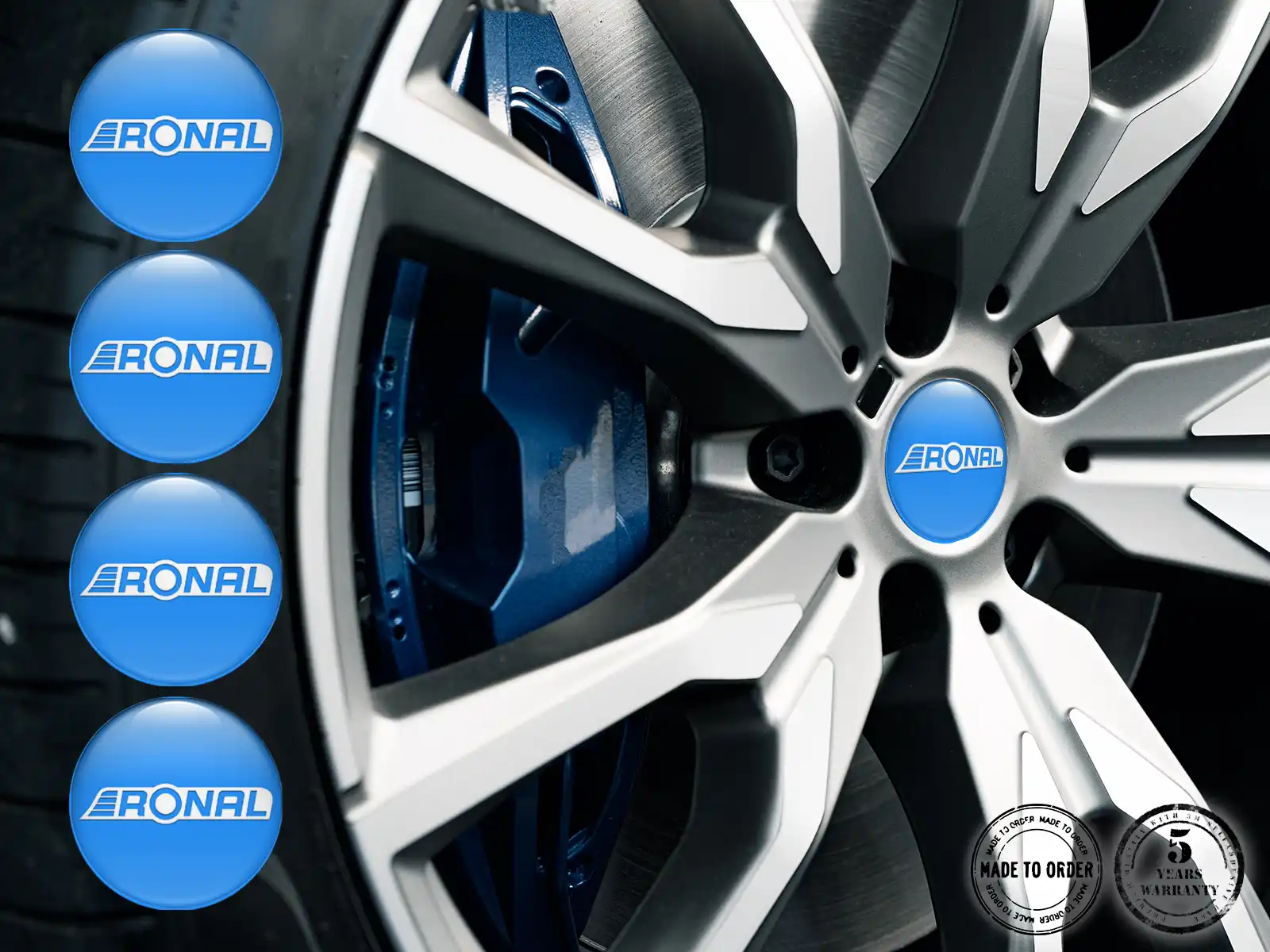 Ronal Aufkleber Dome Edition Harz Emblem Labels